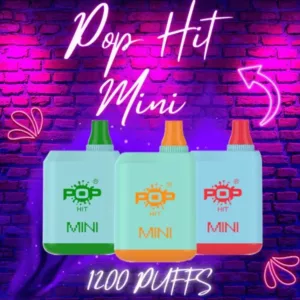 Pop Hit | Mini Disposable Bar | 1200 puffs 50mg