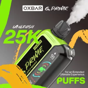 OXBAR G-Prime| 25K puffs 5% | 900mAh Rechargeable Battery – Frosty Mint