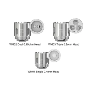 Wismec WM3 Replacement Coil – GNOME Tank – WM02 Dual 0.15ohm Coil