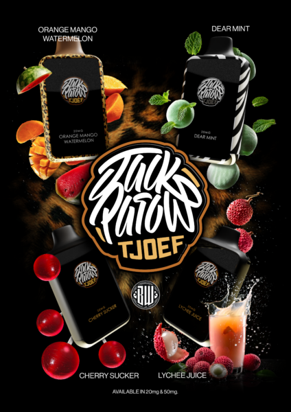 Jack Parow Tjoef | 10K Puffs - Lychee Juice 50MG